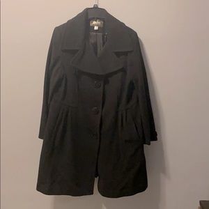 Black Wool PeaCoat